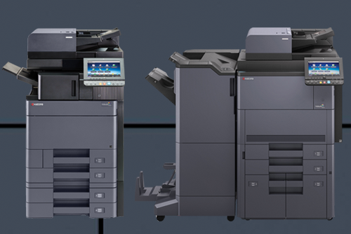 two products, Kyocera, Automated Office Equipment, Kyocera, KIP, Office Furniture, MD, Maryland, COpier, Printer, MFP